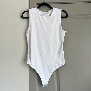 Abercrombie Cotton Seamless Crew Tank Bodysuit